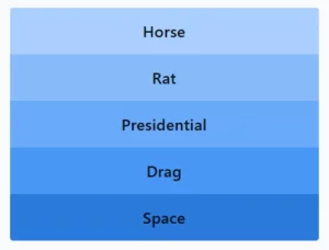 Horse, Rat, Presidential, Drag, Space LinkedIn Pinpoint 491