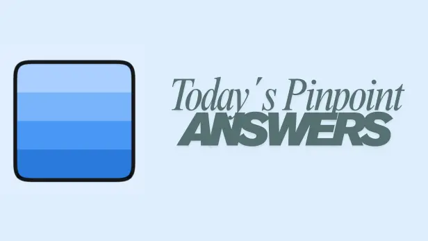 todays pinpoint answers