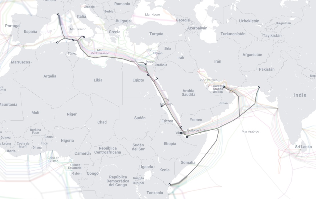 Africa 1 Undersea Cable
