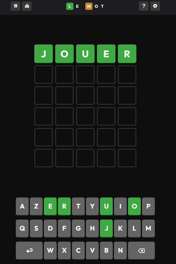 Solutions Wordle Louan