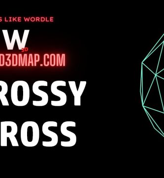 Crossy Cross wordle game
