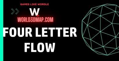 Four Letter Flow wordle game