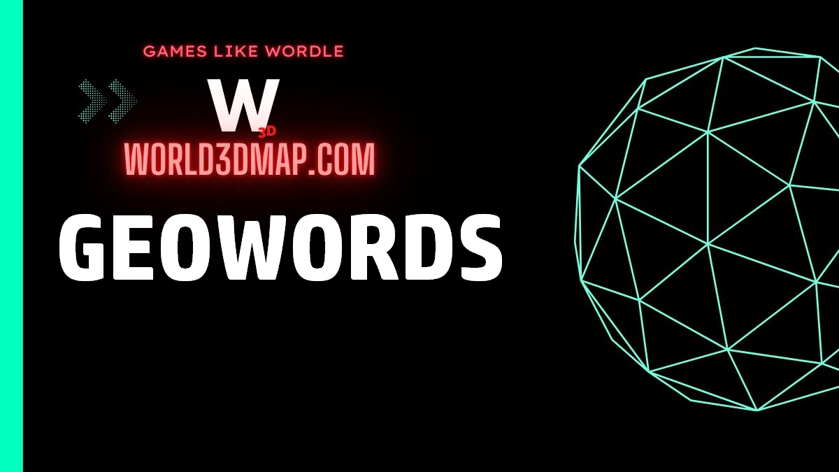 Geowords wordle game