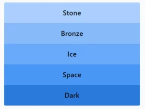 Stone, Bronze, Ice, Space, Dark LinkedIn Pinpoint 521
