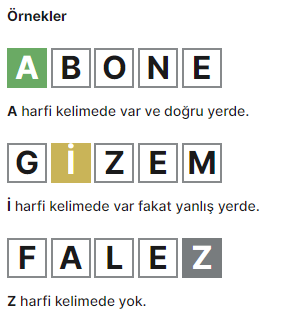 how to play wordle tr