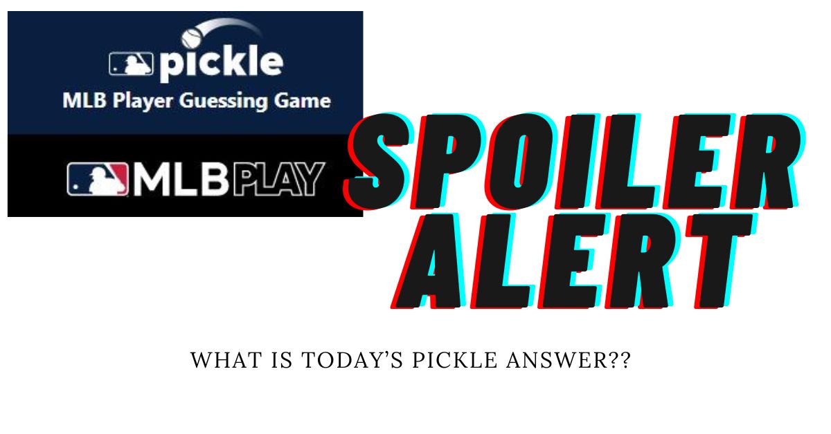 pickle today answer