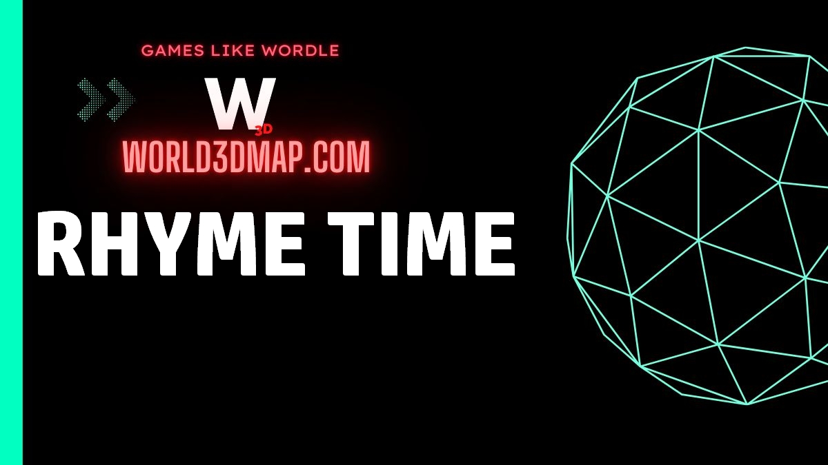 Rhyme Time wordle