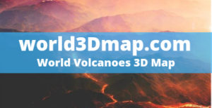 World Map of Volcanoes erupting