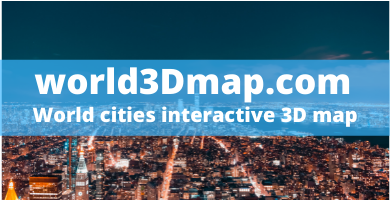 World cities interactive 3D map