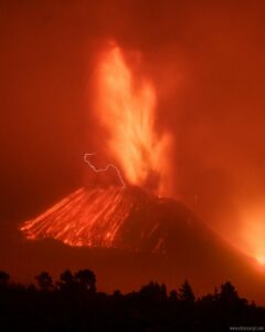Das Ende des Vulkanausbruchs auf La Palma nah