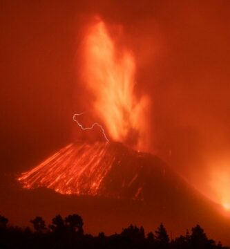 Das Ende des Vulkanausbruchs auf La Palma nah