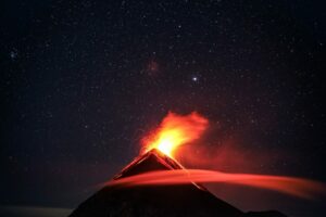 Lista de volcanes en erupción
