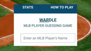 Wardle Game 🕹️ Baseball Wordle Game