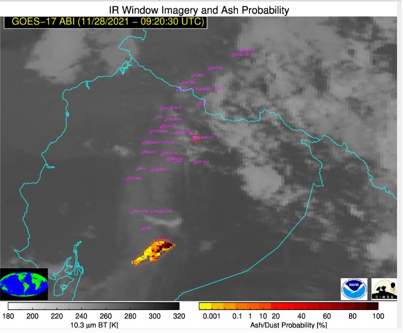 MAGNIFIC! Interactive Map Sangay VOLCANO Ecuador LAVA FLOW - World 3D Maps