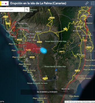 Interactive Map CANARY ISLAND VOLCANOE