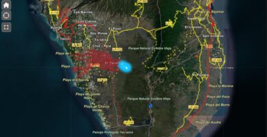 Interactive Map CANARY ISLAND VOLCANOE