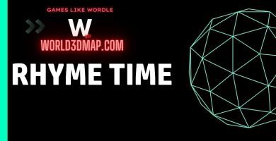 Rhyme Time wordle game
