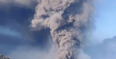 Entwicklung des Vulkans La Palma