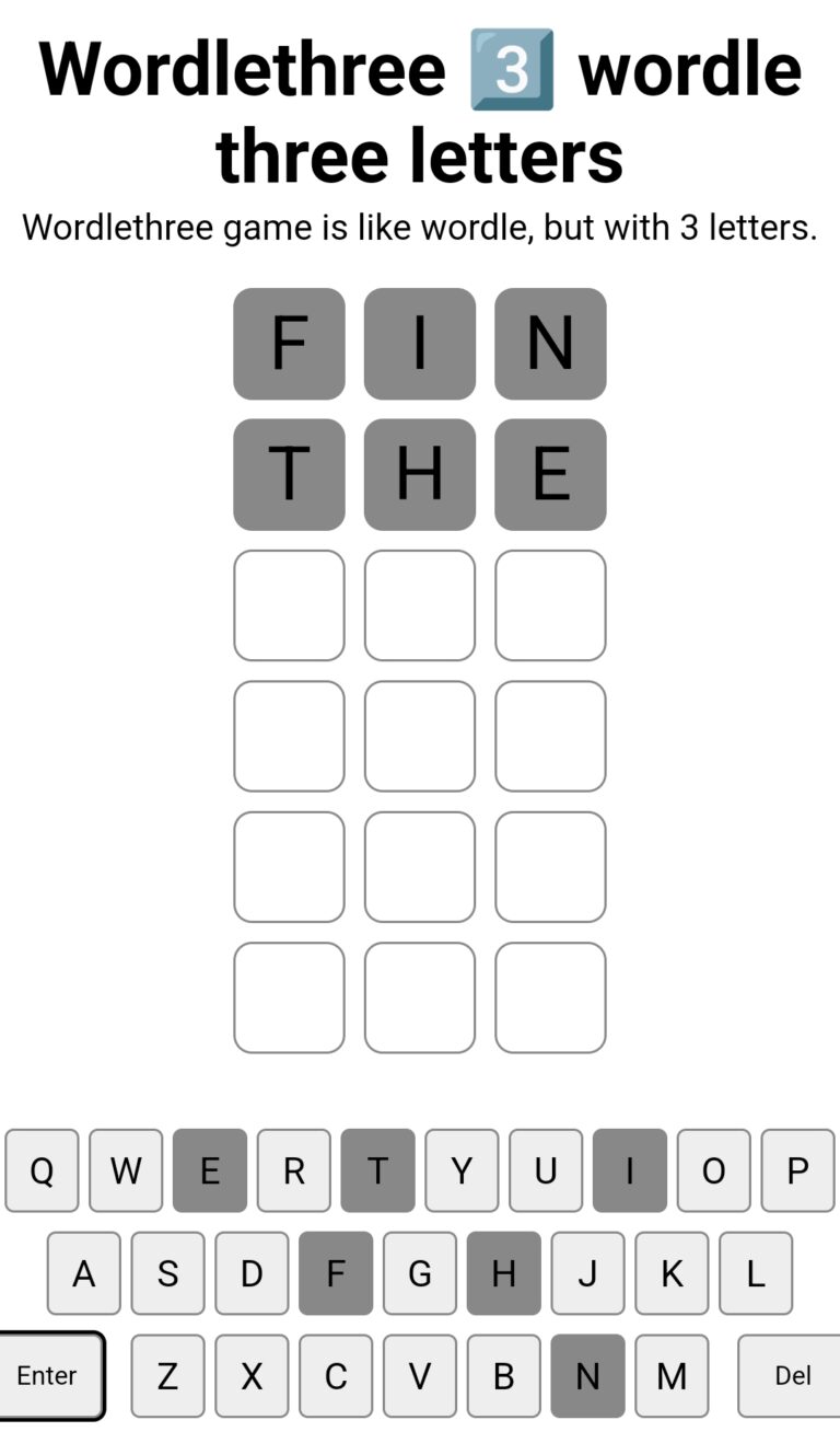 Worgle Game 🕹️ Wordle 6 letters