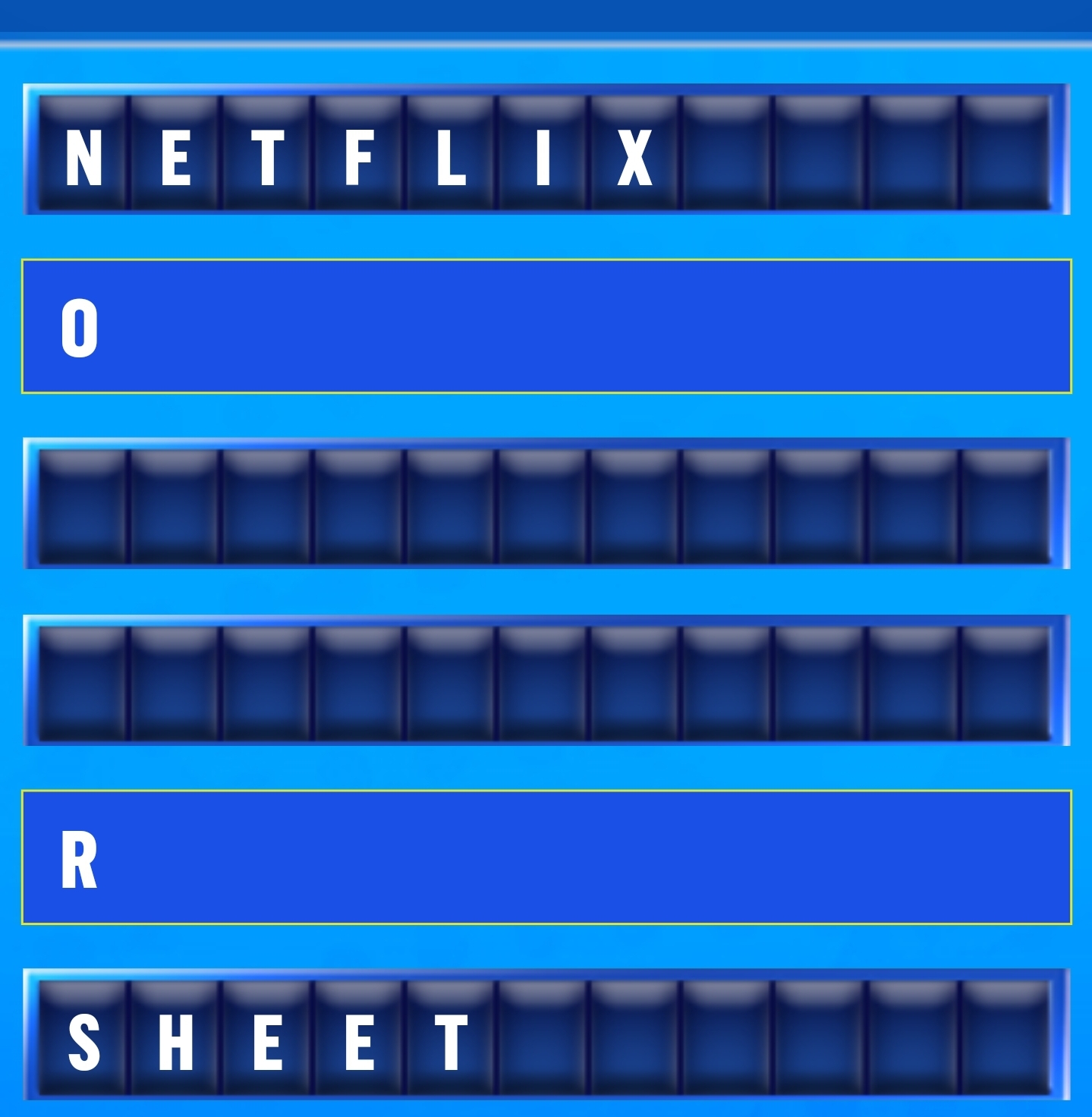 Chain Reaction Word Game Examples