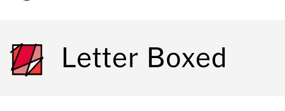Letter boxed