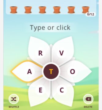 Blossom word game