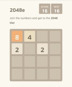 2048 for dummies
