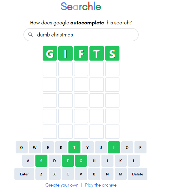 Searchle answer