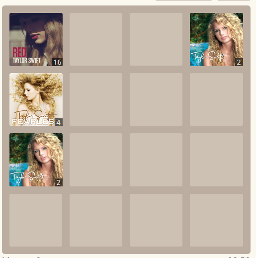 2048 Cupcakes - Taylor Swift 2048
