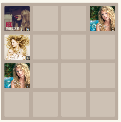 2048 Taylor Swift Albums - Play 2048 Taylor Swift Albums On Dordle