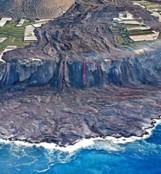 Wie viele Lavaströme gibt es im Vulkan La Palma