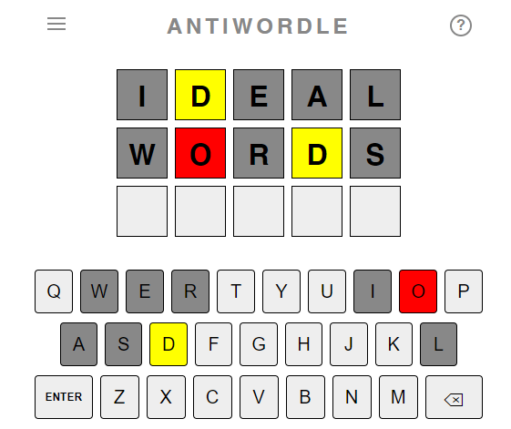 antiwordle game