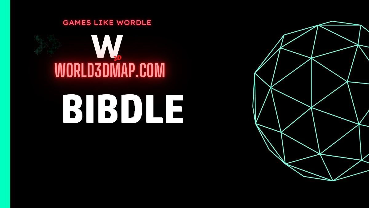 Bibdle wordle