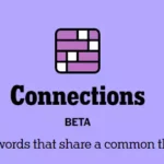 connections word game