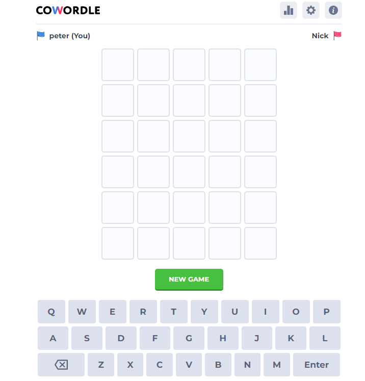 COWORDLE 🕹️ Multiplayer Wordle  Games like Wordle