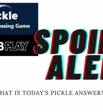 pickle today answer