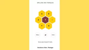 spelling bee francais