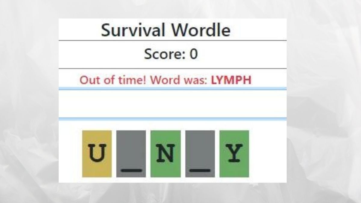 Survival Wordle Game 🕹️  Games like Wordle