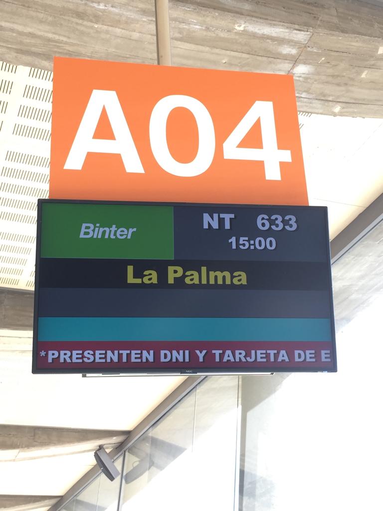 vuelo binter la palma