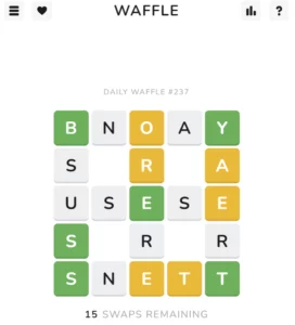 waffle game wordle
