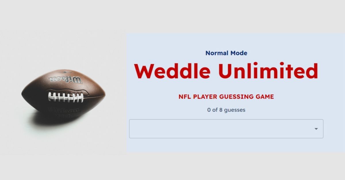 Weddle Unlimited NFL - Play Weddle Unlimited NFL On Redactle Game