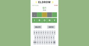 Eldrow 🎮 New game like wordle